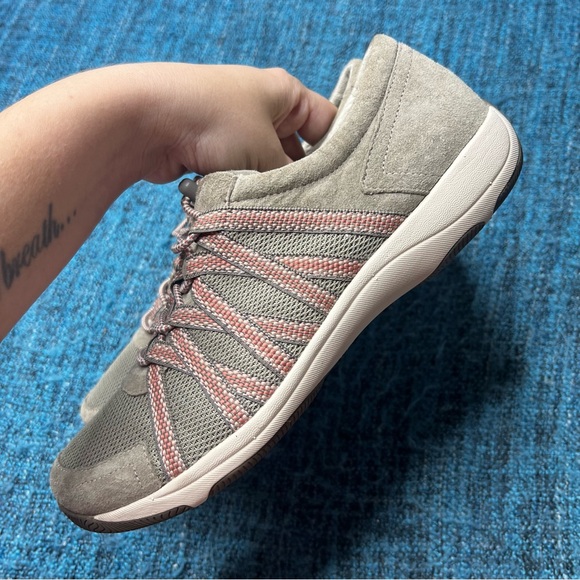 Dansko Honor Suede Comfort Sneakers in Walnut Brown - Picture 4 of 10